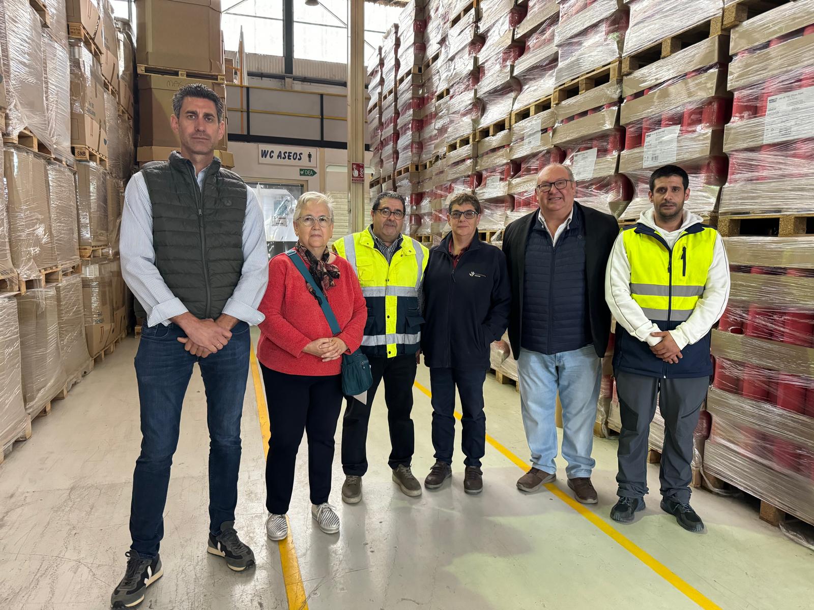 Visita del Presidente y Vicepresidenta Comarca del Somontano