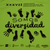 Camiseta con el lema de las Jornadas: 'Somos diversidad'