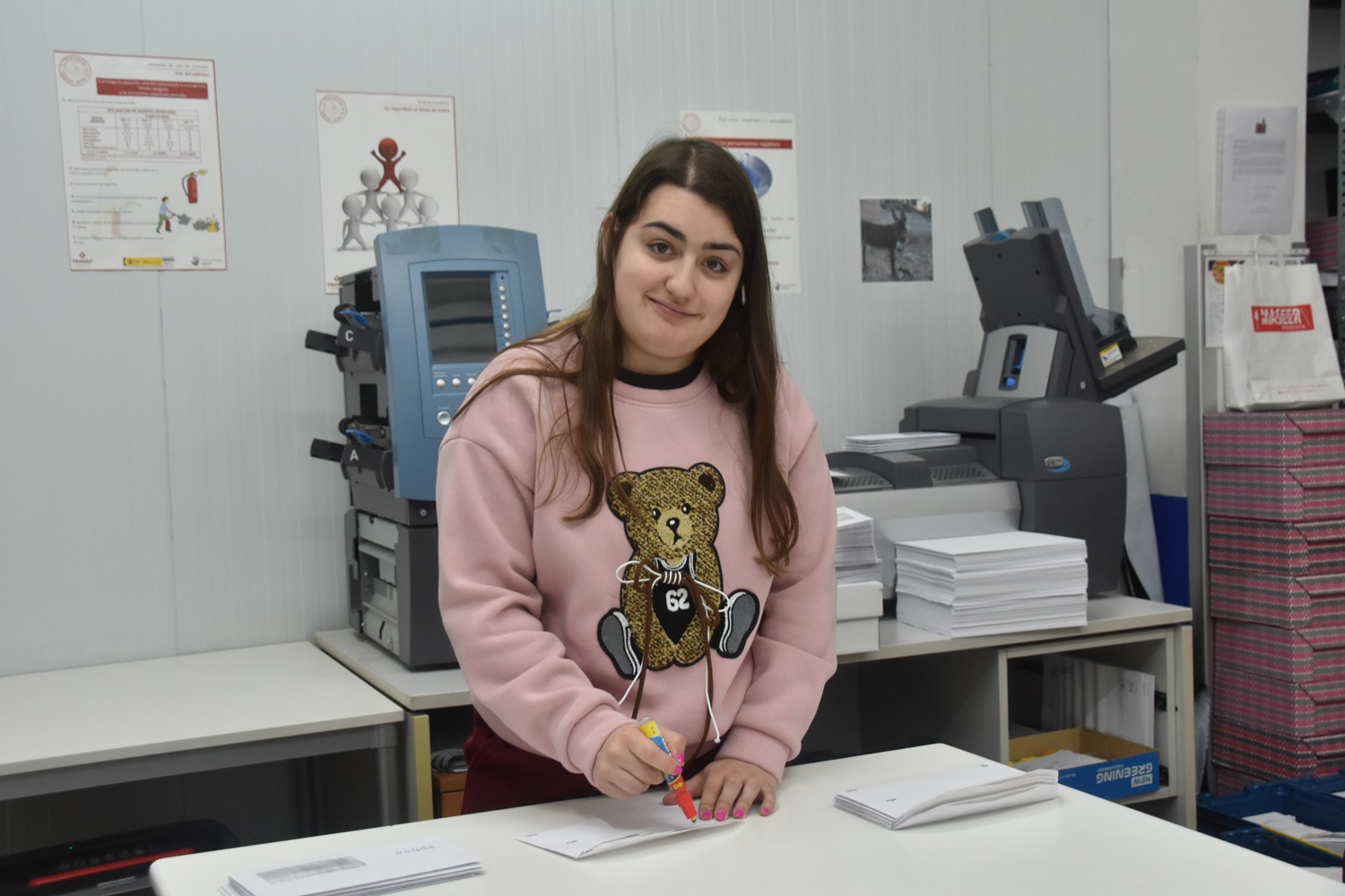 Somontano Social acoge las prácticas de Lucía, de Valentia Documenta II