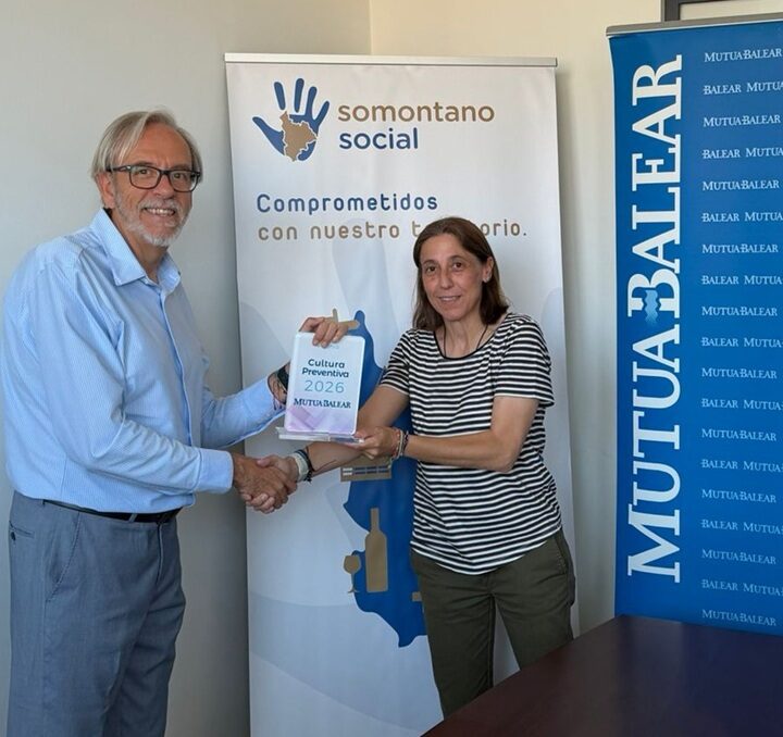Somontano Social recoge el Premio Cultura Preventiva de Mutua Balear