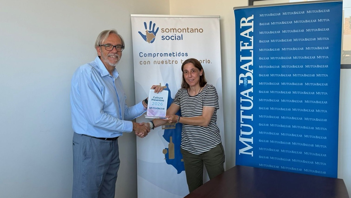Somontano Social recoge el Premio Cultura Preventiva de Mutua Balear