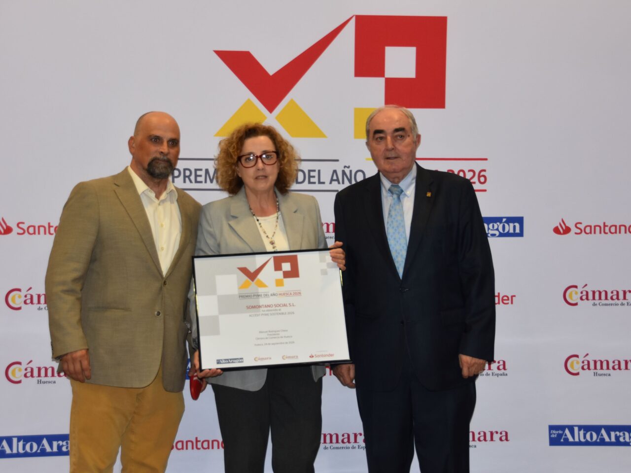 Somontano Social, Pyme Sostenible en los Premios Pyme 2026 Huesca