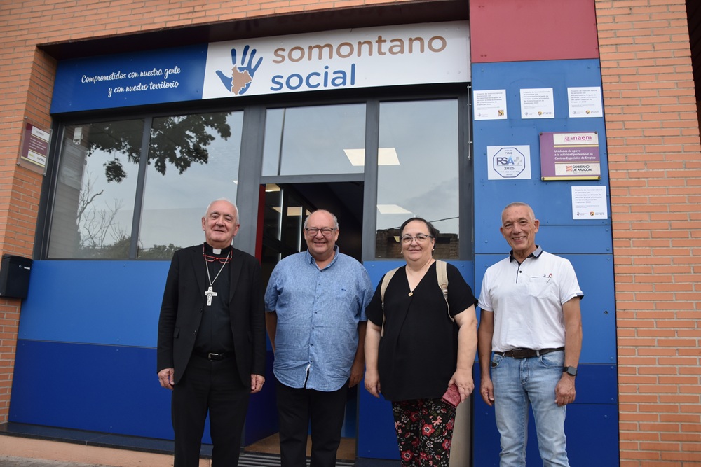 El Obispo de la Diócesis Barbastro-Monzón visita Somontano Social, S.L.